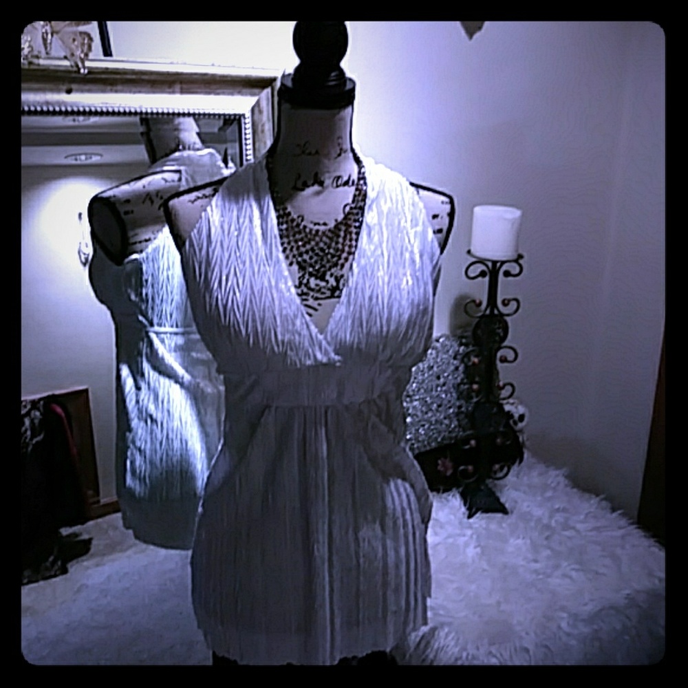 💝new Gorgeous padded bust tie back top